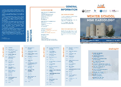 winter school MSK RADIOLOGY, BARLETTA, JANUARY 27-30, 2020